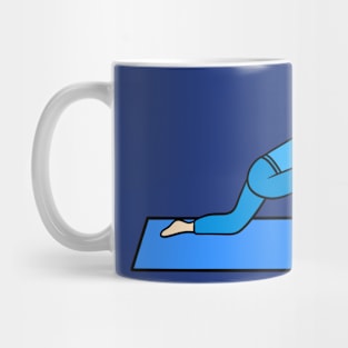 Yoga low lunge pose Mug